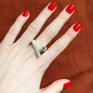 Anillo de plata Ares.
