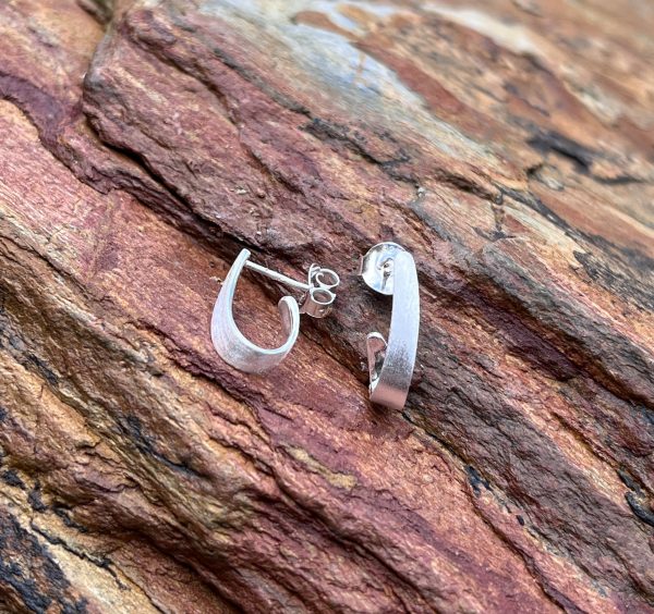 Pendientes de plata Lenis.